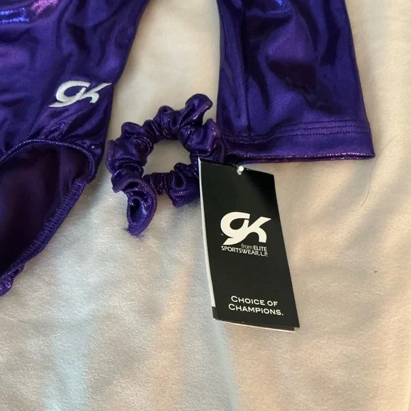 ⭐️2/$80⭐️ GK 3/4 Sleeve RHINESTONE Gymnastics Leotard (multiple adult sizes!) - Picture 2 of 6